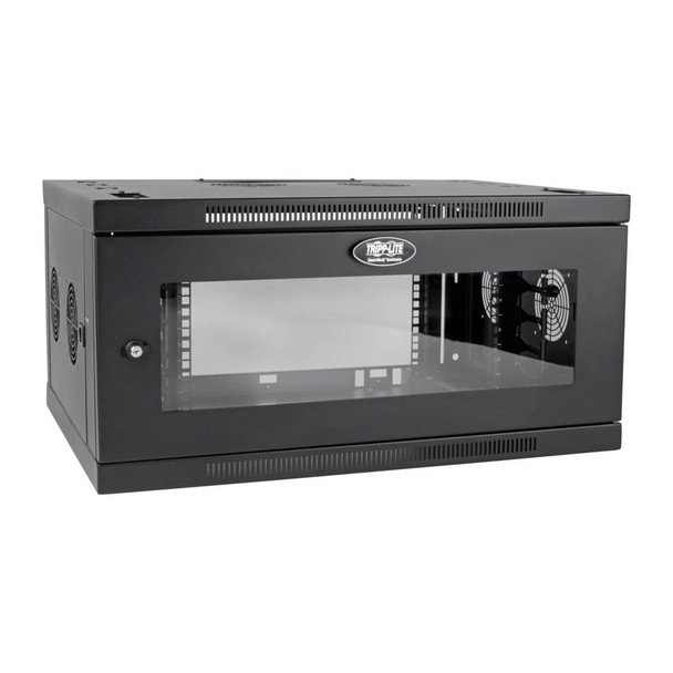 Tripp Lite 6U Low-Profile Wall-Mount Rack Enclosure Cabinet, Wide, Acrylic Window, Switch-Depth-Plus 037332214256 SRW6UDPGVRT