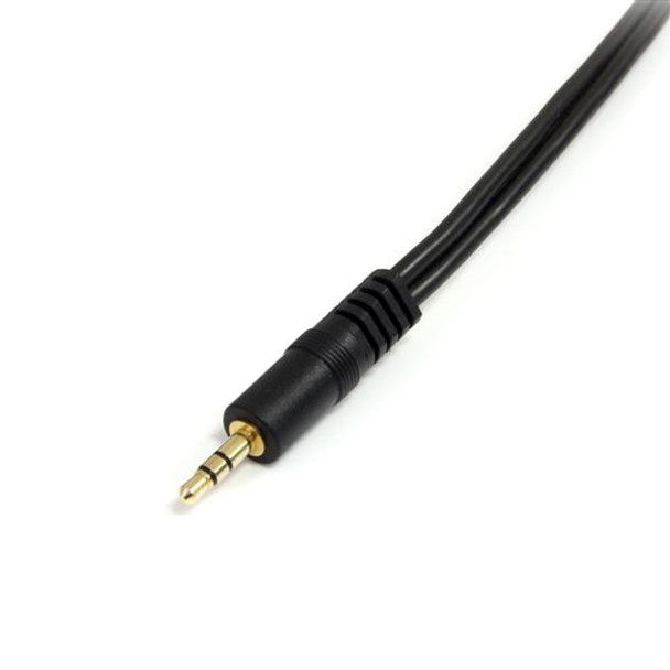 Startech.Com 6In Stereo Splitter Cable - 3.5Mm Male To 2X 3.5Mm Female 065030799836 Muy1Mff