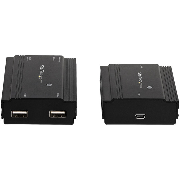 StarTech.com 4-Port USB 2.0 Extender Hub over Single CAT5e/CAT6 Ethernet Cable (RJ45) - 330ft (100m) - USB Extender Hub Adapter Kit - Metal Housing - Externally Powered - 480 Mbps 065030892971 USB2004EXT100