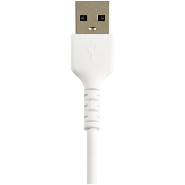 StarTech.com 30cm Durable USB A to Lightning Cable - White USB Type A to Lightning Connector Charge & Sync Power Cord - Rugged w/Aramid Fiber - Apple MFI Certified - iPad Air iPhone 12 065030891745 RUSBLTMM30CMW