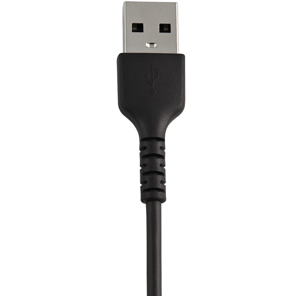 StarTech.com 30cm Durable USB A to Lightning Cable - Black USB Type A to Lightning Connector Charge & Sync Power Cord - Rugged w/Aramid Fiber - Apple MFI Certified - iPad Air iPhone 12 065030891738 RUSBLTMM30CMB