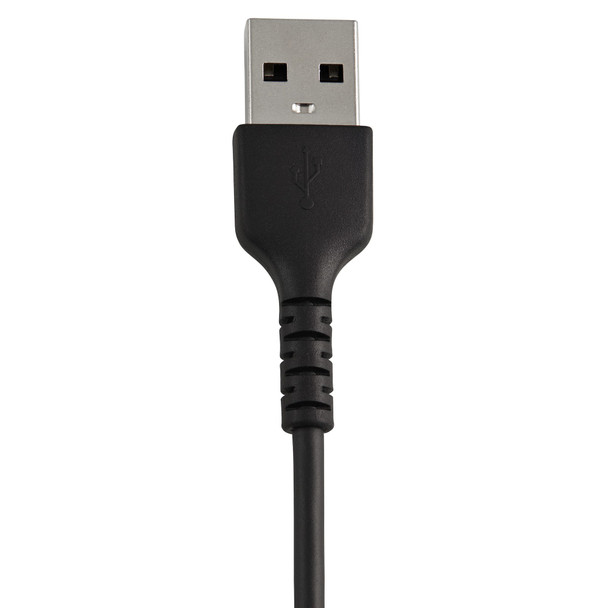 StarTech.com 15cm Durable USB A to Lightning Cable - Black USB Type A to Lightning Connector Charge & Sync Power Cord - Rugged w/Aramid Fiber - Apple MFI Certified - iPad Air iPhone 12 065030891714 RUSBLTMM15CMB