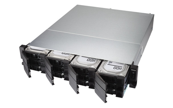 Qnap Ts-1283Xu-Rp Nas Rack (2U) Ethernet Lan Black E-2124 885022016549 Ts-1283Xu-Rp-E2124-8G-Us