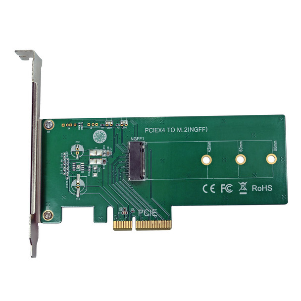 Tripp Lite M.2 NGFF PCIe SSD (M-Key) PCI Express (x4) Card 037332201287 PCE-1M2-PX4