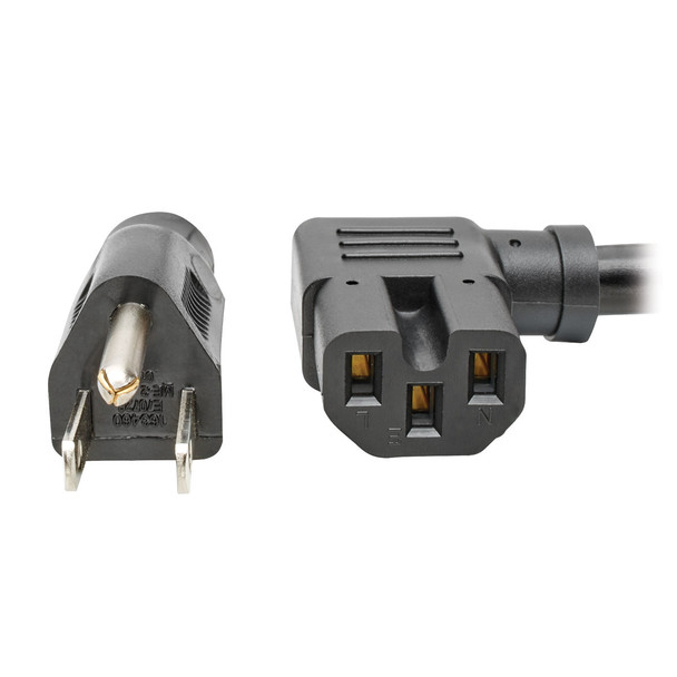 Tripp Lite P019-008-C15RA power cable Black 2.5 m NEMA 5-15P IEC 320 037332202413 P019-008-C15RA