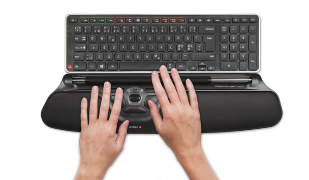 Contour Design RollerMouse Free3 mouse Ambidextrous USB Type-A 2800 DPI 743870004104 RM-FREE3