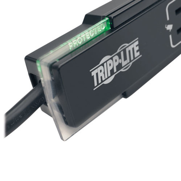 Tripp Lite TLP606SSTELB surge protector Black 6 AC outlet(s) 120 V 1.829 m 037332190079 TLP606SSTELB