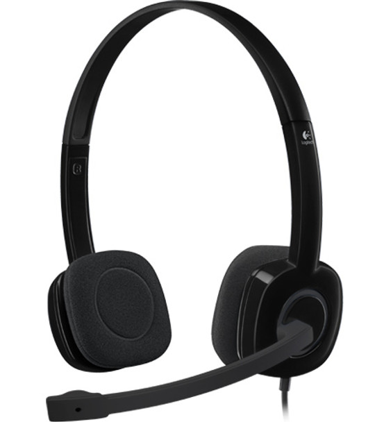 Logitech H150 Stereo Headset Head-band 3.5 mm connector Black 097855112866 981-000587