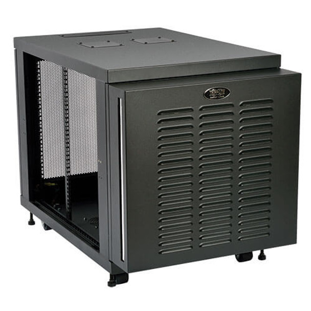 Tripp Lite 12U SmartRack Industrial Floor Standard-Depth Rack Enclosure Cabinet includes doors and side panels 037332183439 SR12UBFFD