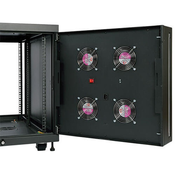 Tripp Lite 12U SmartRack Industrial Floor Standard-Depth Rack Enclosure Cabinet includes doors and side panels 037332183439 SR12UBFFD