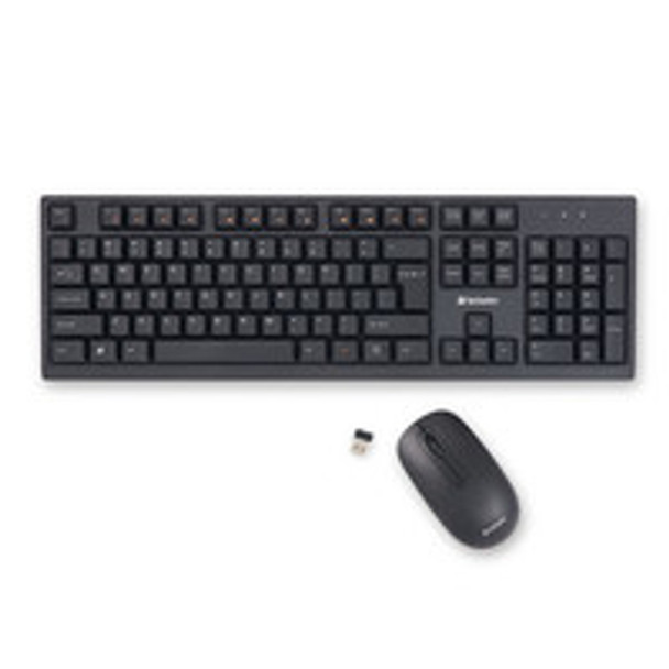 Verbatim 70724 Keyboard Rf Wireless Black 023942707240 70724