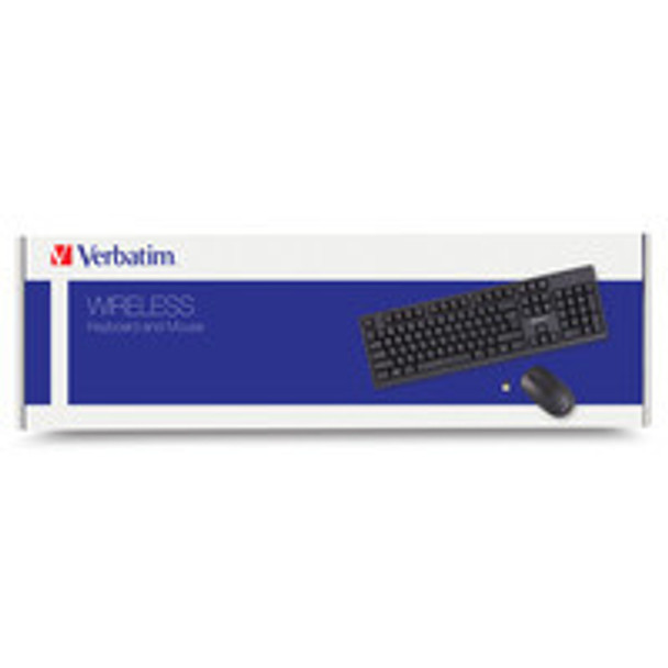 Verbatim 70724 Keyboard Rf Wireless Black 023942707240 70724