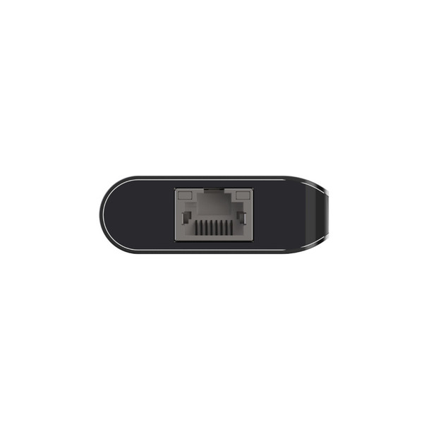 Belkin AVC008BTSGY interface hub USB 3.2 Gen 1 (3.1 Gen 1) Type-C 5000 Mbit/s Black, Grey 745883819829 AVC008BTSGY