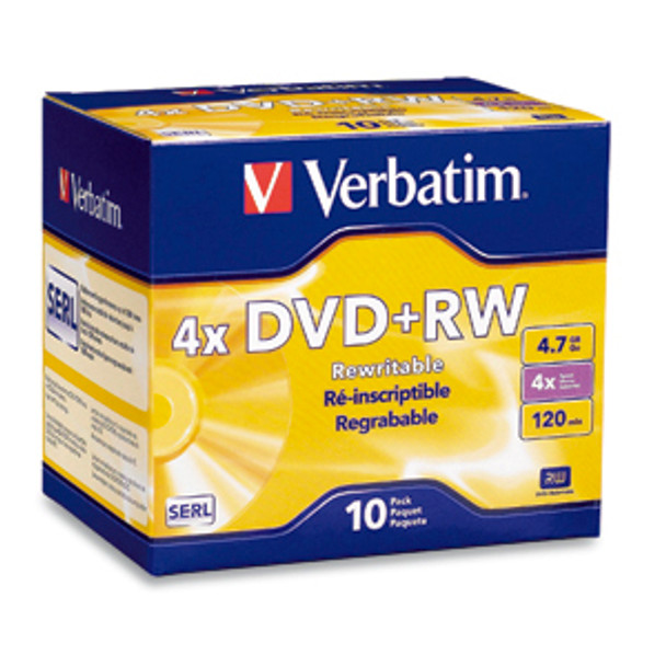 Verbatim DataLifePlus DVD+RW 4.7 GB 10 pc(s) 023942948391 94839