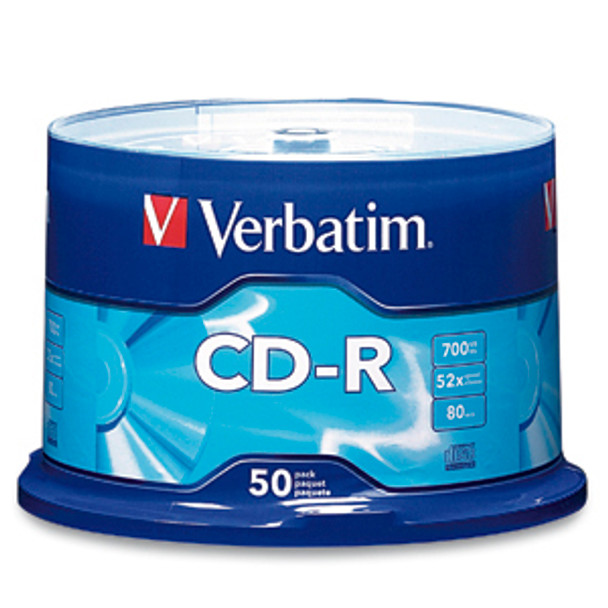 Verbatim Standard 120mm CD-R Media 700 MB 50 pc(s) 023942946915 94691