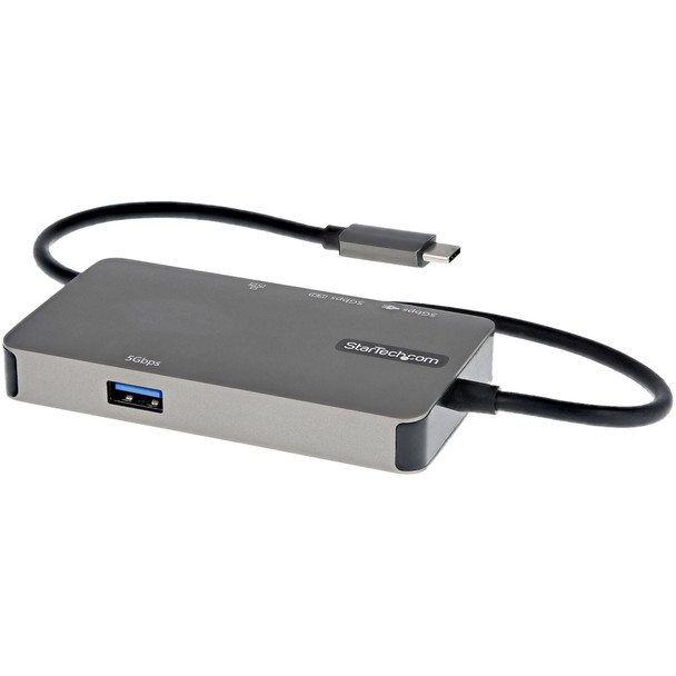 Startech.Com Usb-C Multiport Adapter - Usb-C To 4K 30Hz Hdmi Or 1080P Vga - Usb Type-C Mini Dock W/ 100W Power Delivery Passthrough, 3-Port Usb Hub 5Gbps, Gbe - 12" (30Cm) Attached Cable 065030891752 Dkt30Chvpd2