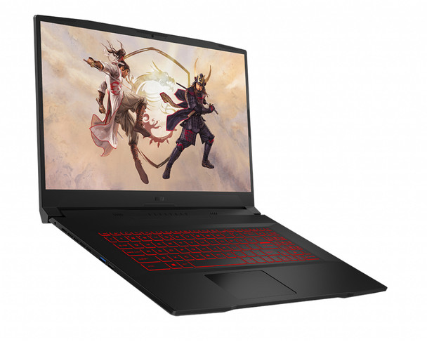 MSI Gaming GF76 11UC-052CA Katana Notebook 43.9 cm (17.3") Full HD 11th gen Intel® Core™ i7 16 GB DDR4-SDRAM 512 GB SSD NVIDIA GeForce RTX 3050 Wi-Fi 6 (802.11ax) Windows 10 Home Black 824142251126 KATANA GF76 11UC-052CA