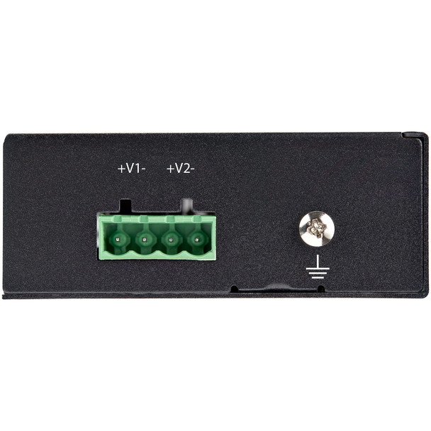 StarTech.com Industrial Gigabit PoE Splitter - 90W High Speed Power over Ethernet PoE+++ Splitter - 12-48V DC Splitter 802.3bt - LAN/RJ45 Ultra PoE to DC Adapter - -40C to +75C 065030889735 POESLT1G48V