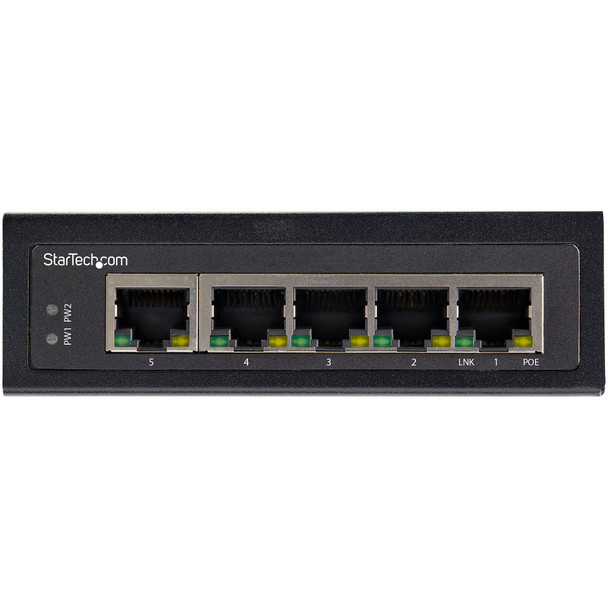 Startech.Com Industrial 5 Port Gigabit Poe Switch - 30W - Power Over Ethernet Switch - Hardened Gbe Poe+ Unmanaged Switch - Rugged High Power Gigabit Network Switch Ip-30/-40 C To 75 C 065030889629 Iesc1G50Up