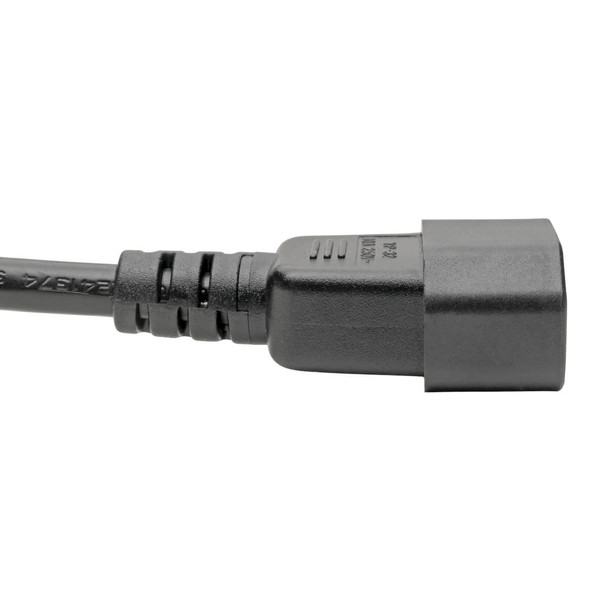 Tripp Lite Standard Laptop Power Adapter Cord, 2.5A, 18AWG (IEC-320-C14 to IEC-320-C5), 6-ft. 037332098757 P014-006