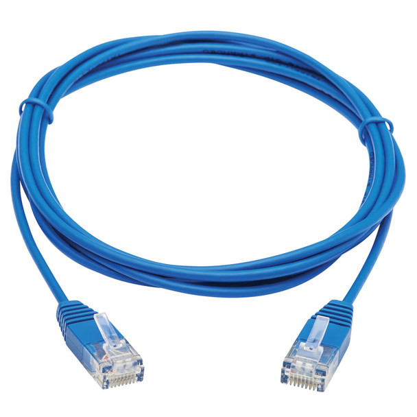 Tripp Lite Cat6 Gigabit Molded Ultra-Slim UTP Ethernet Cable (RJ45 M/M), Blue, 2.13 m 037332256942 N200-UR07-BL