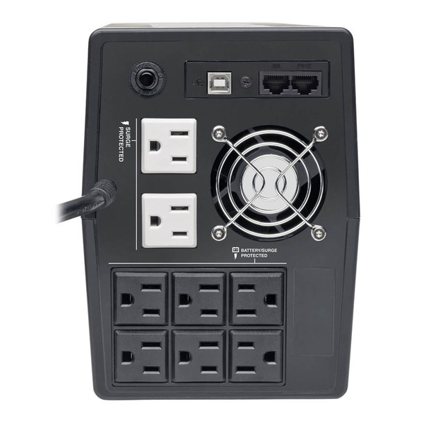 Tripp Lite 1200VA 600W Line-Interactive UPS with 8 Outlets - AVR, 120V, 50/60 Hz, LCD, USB, Tower 037332214089 OMNIVS1200LCD