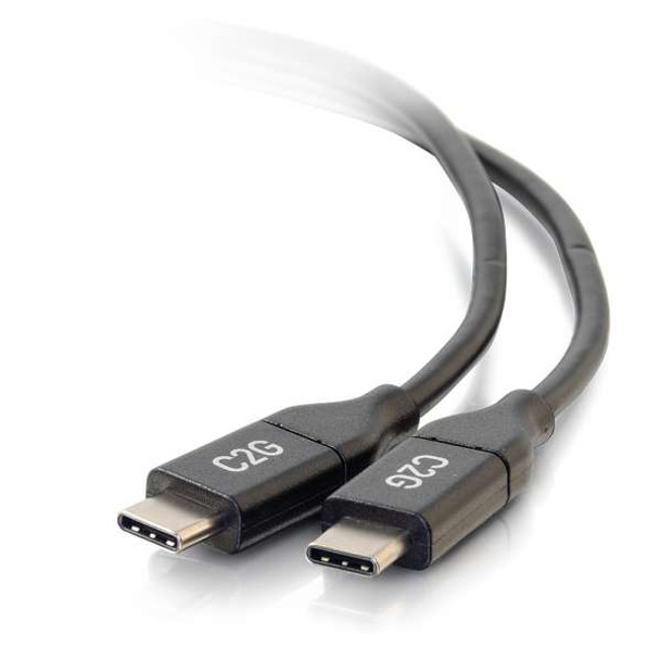 C2G 28828 USB cable 1.8 m USB 2.0 USB C Black 757120288282 28828