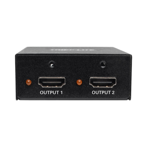 Tripp Lite 2-Port 4K 3D HDMI Splitter, HDMI 2.0, HDCP 2.2, Ultra HD 4K x 2K Audio/Video, 3840 x 2160 @ 60 Hz 037332200648 B118-002-UHD-2