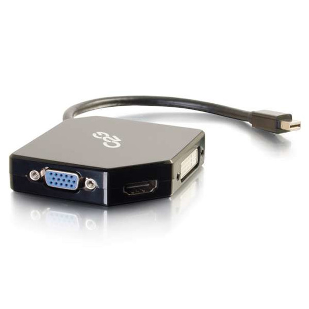 C2G 54341 cable gender changer DisplayPort HDMI, VGA, DVI Black 757120543411 54341