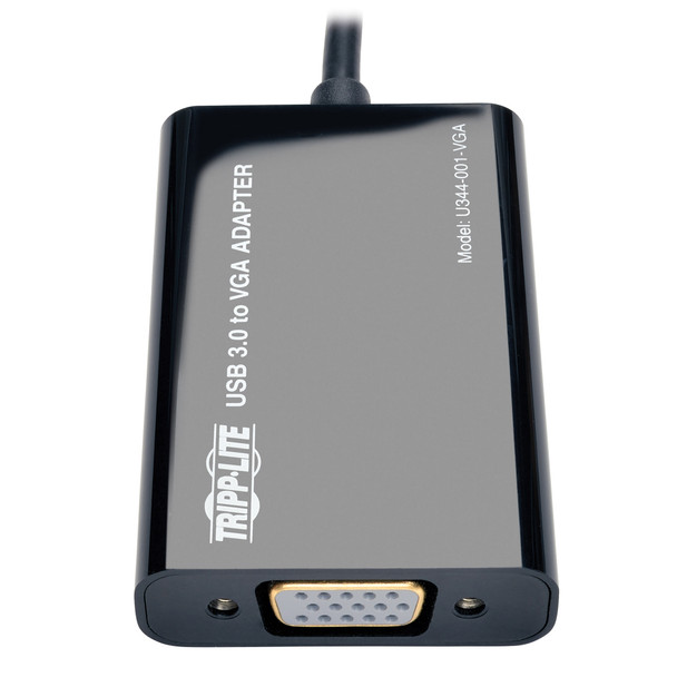 Tripp Lite USB 3.0 SuperSpeed to VGA Adapter, 512MB SDRAM - 2048x1152,1080p 037332186355 U344-001-VGA