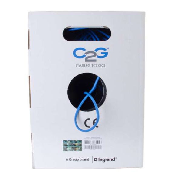 C2G 1000Ft Cat5E Utp Networking Cable Blue 304.5 M U/Utp (Utp) 757120434016 43401