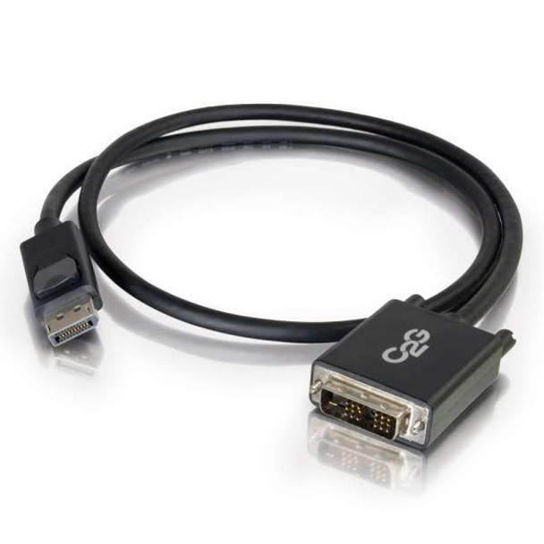 C2G 54330 video cable adapter 3.05 m DisplayPort DVI-D Black 757120543305 54330
