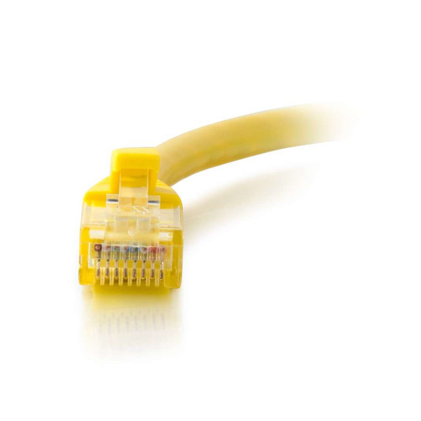 C2G 6" Cat6 networking cable Yellow 0.15 m U/UTP (UTP) 757120009566 00956