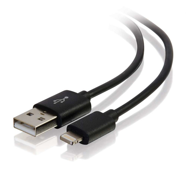 C2G 1m USB A - Lightning m/m Black 757120354994 35499