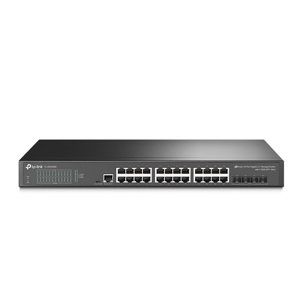 TP-LINK JetStream 24-Port Gigabit L2+ Managed Switch with 4 10GE SFP+ Slots 840030702082 TL-SG3428X