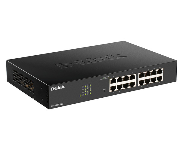 D-Link DGS-1100-24PV2 network switch Managed Gigabit Ethernet (10/100/1000) Power over Ethernet (PoE) Black 790069451782 DGS-1100-24PV2