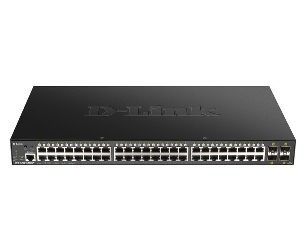D-Link DGS-1250-52XMP network switch Managed L3 None Power over Ethernet (PoE) Black 790069443022 DGS-1250-52XMP