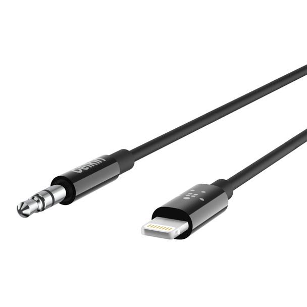 Belkin AV10172BT06-BLK audio cable 1.8 m 3.5mm Black 745883756612 AV10172BT06-BLK