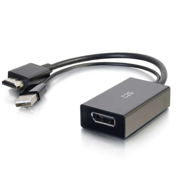 C2G 22323 Video Cable Adapter Hdmi, Usb-A Displayport Black 757120223238 22323