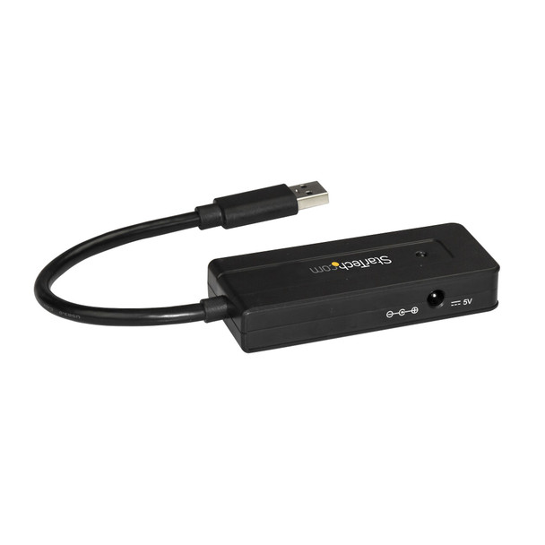 Startech.Com 4 Port Usb 3.0 Hub (Superspeed 5Gbps) With Fast Charge – Portable Usb 3.1 Gen 1 Type-A Laptop/Desktop Hub - Usb Bus Power Or Self Powered For High Performance – Mini/Compact 065030872645 St4300Mini