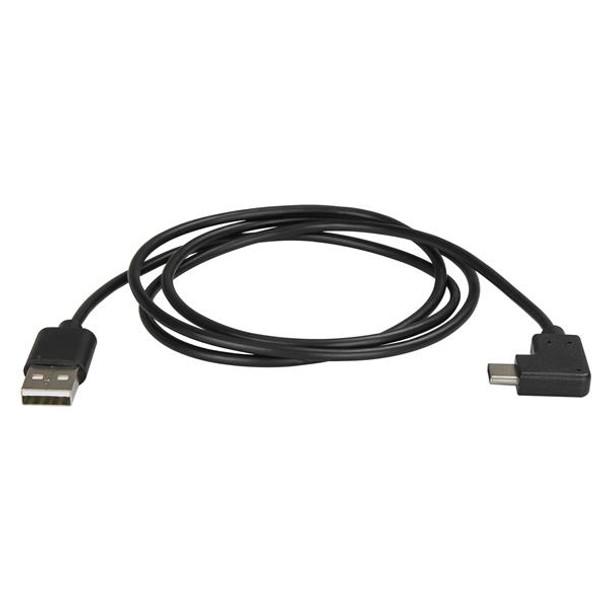 StarTech.com USB-A to USB-C Cable - Right-Angle - M/M - 1 m (3 ft.) - USB 2.0 065030871860 USB2AC1MR