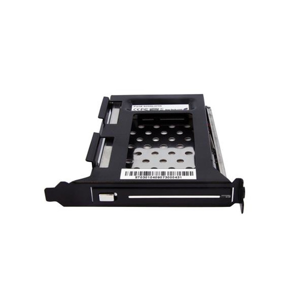 StarTech.com 2.5in SATA Removable Hard Drive Bay for PC Expansion Slot 065030836074 S25SLOTR