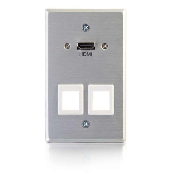C2G 60160 Wall Plate/Switch Cover Aluminium 757120601609 60160