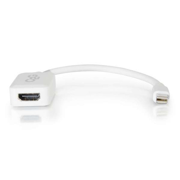 C2G 54314 video cable adapter 0.2 m Mini DisplayPort HDMI White 757120543145 54314