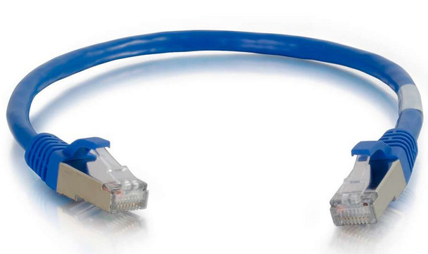 C2G 3ft. Cat6a RJ-45 networking cable Blue 0.91 m S/FTP (S-STP) 757120006749 00674