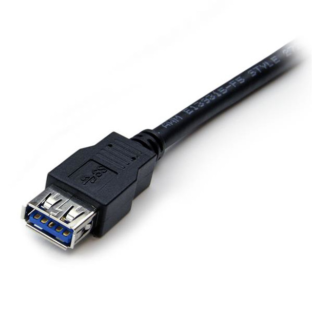 Startech.Com 6 Ft Black Superspeed Usb 3.0 Extension Cable A To A - M/F 065030848770 Usb3Sext6Bk