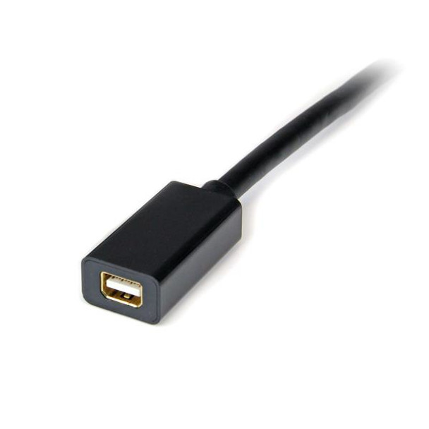 StarTech.com 3ft (1m) DisplayPort to Mini DisplayPort Cable - 4K x 2K UHD Video - DisplayPort Male to Mini DisplayPort Female Adapter Cable - DP Computer to mDP 1.2 Monitor Extension Cable 065030842747 DP2MDPMF3