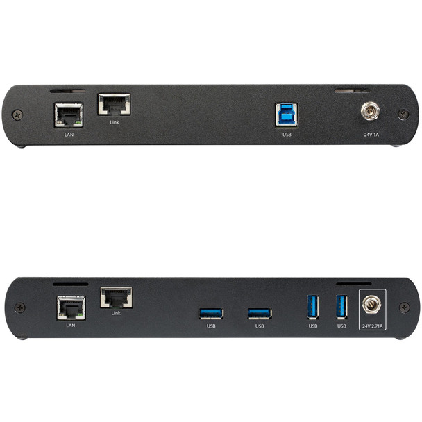 StarTech.com 4-Port USB 3.0 Extender Hub with 1x Gigabit Ethernet Port Extension over Single Cat6a/Cat7 Cable (RJ45) - 330ft (100m) - USB Extender Kit (USB-A) - 5Gbps USB 3.2/3.1 Gen 1 065030880688 USB3004EXT2