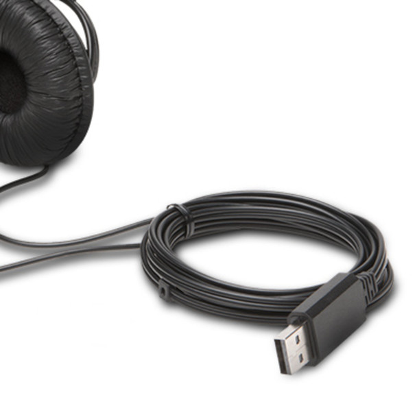Kensington Headset K97601WW USB Hi-Fi Headphones with Mic BULK