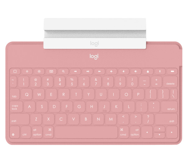 Logitech Keys-To-Go Pink, White Bluetooth 097855164438 920-010039